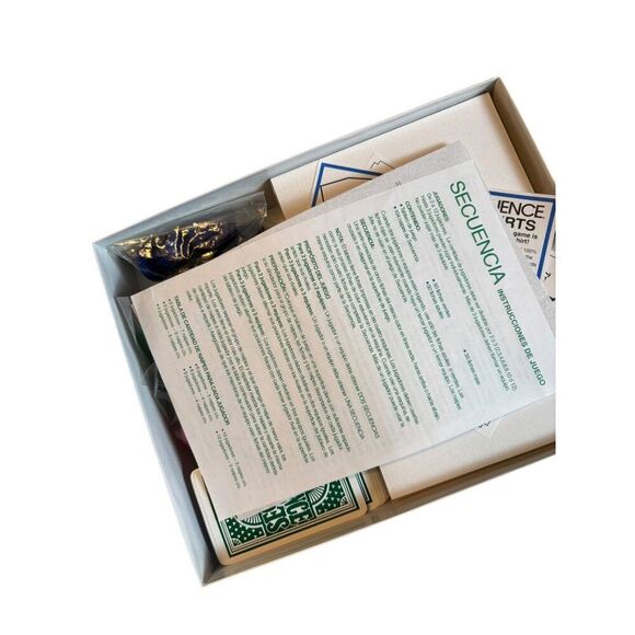 Sequence Board Game Strategy Fun & Challenging With Instructions In English & Sp - Picture 5 of 8